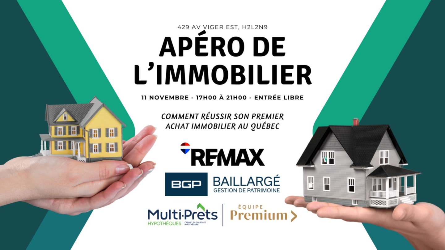 Comment réussir son premier achat immobilier au Québec - Apéro de l'immobilier