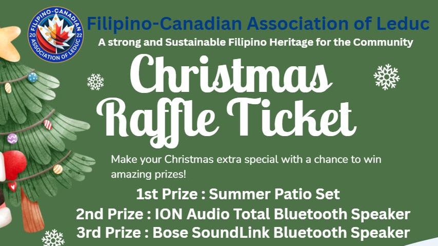 Tagalog Raffle Filipino-Canadian Association Christmas Raffle
