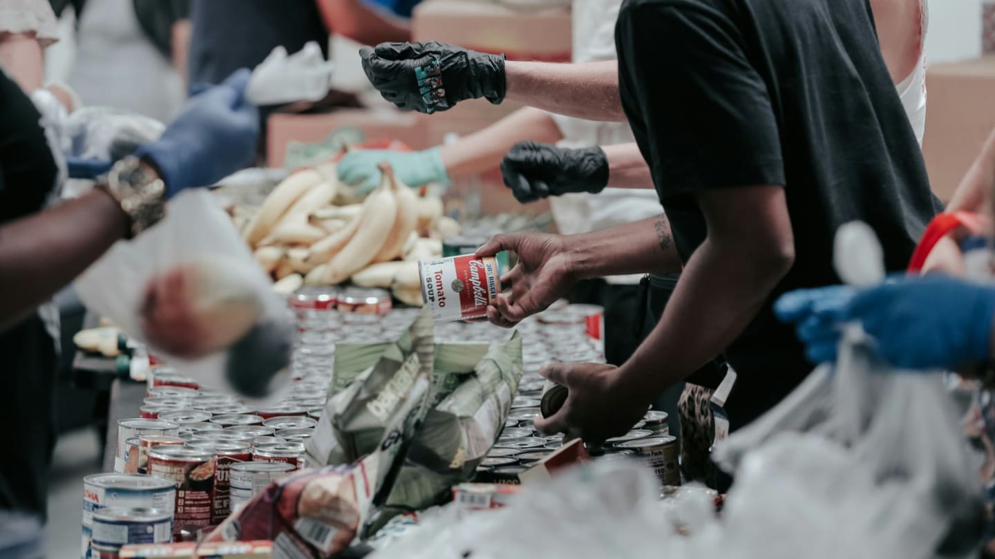 Donate to support food insecurity