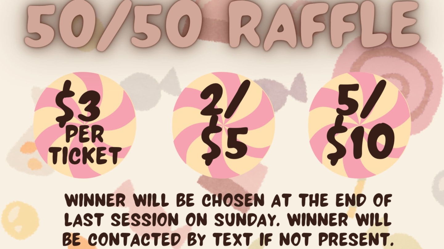 Cup Countdown Raffle Judge's Cup 50/50 Raffle