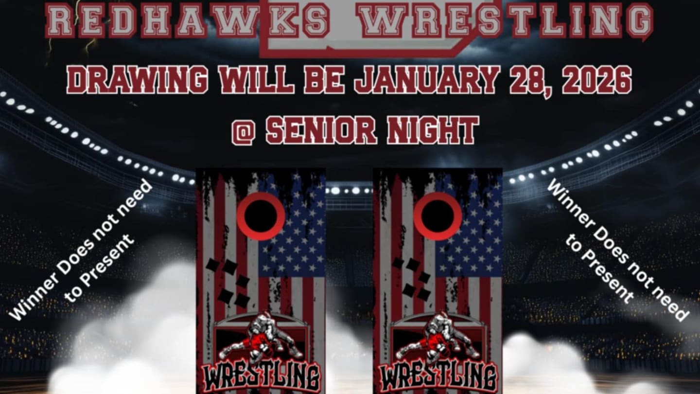 Central Square Redhawk Wrestling's Cornhole board Raffle 2025