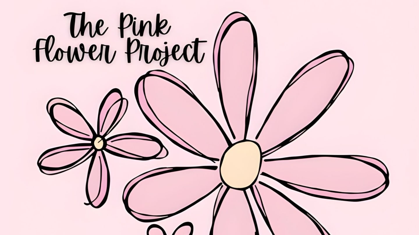 Using A Pink Flower The Pink Flower Project