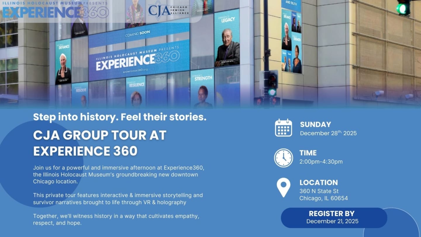 CJA Group Tour at the Illinois Holocaust Museum’s Experience360