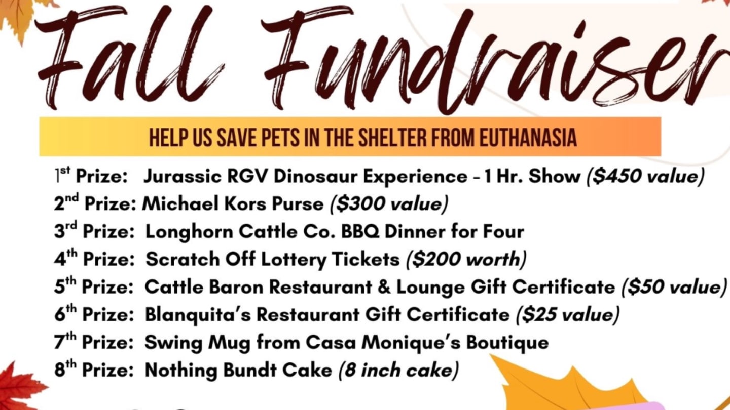 Furry Friends RGV Fall Raffle Fundraiser