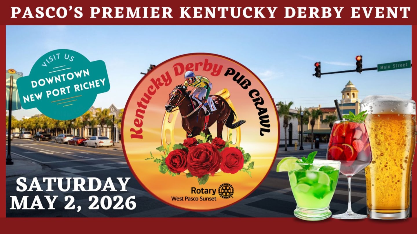 6th Annual Kentucky Derby Pub Crawl - Downtown New Port Richey!