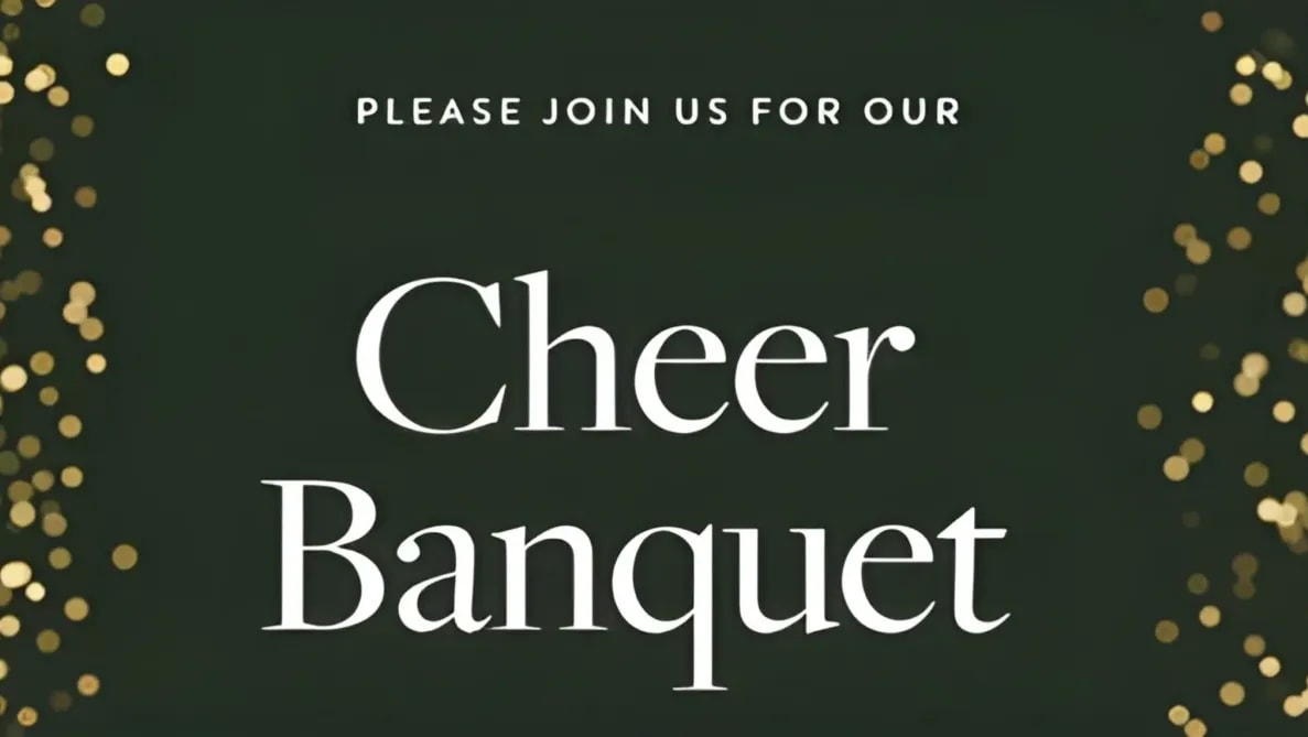 WA Cheerleading Banquet - Registration Deadline January 29th at 5pm