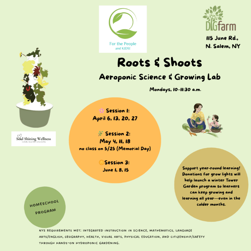 Roots & Shoots: Aeroponic Science & Growing Lab