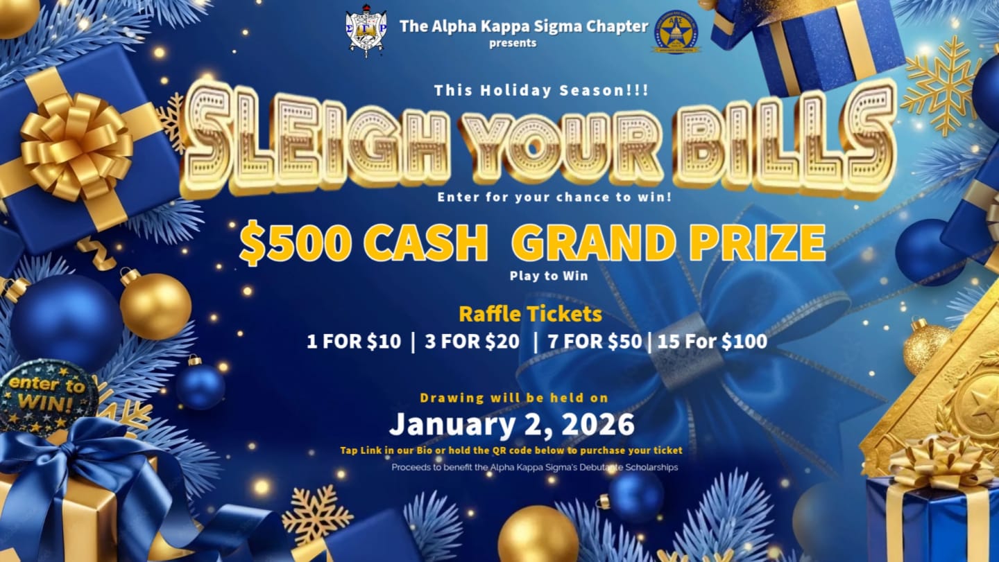 Lent Raffle Sleigh Your Bills Holiday Raffle!