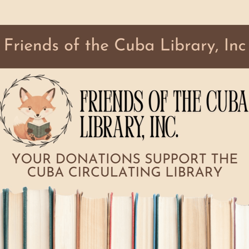 Donation to the Friends of the Cuba Library