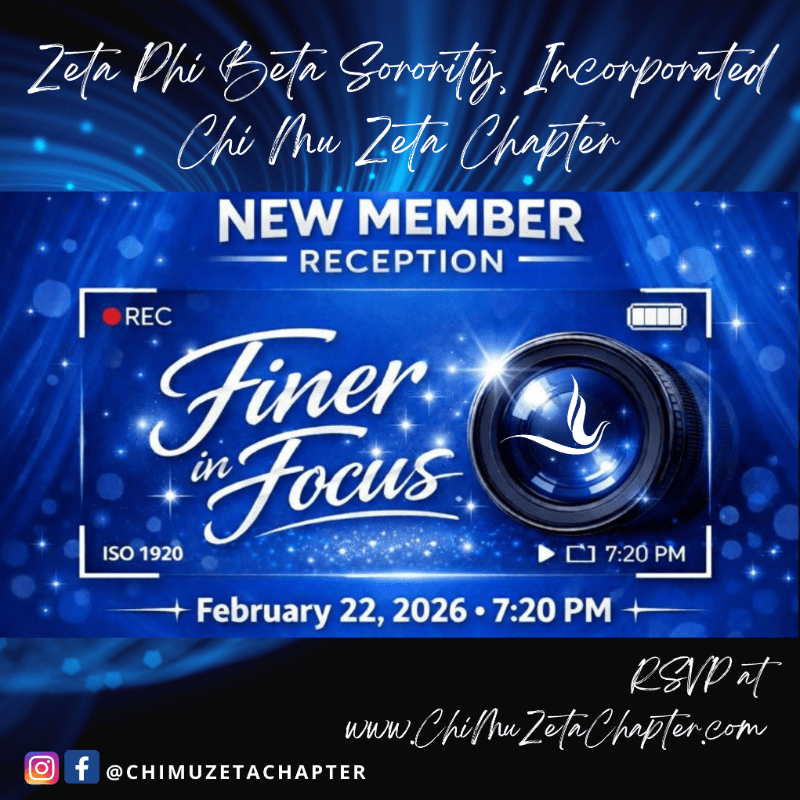 Chi Mu Zeta Chapter New Member Reception Spring 2026
