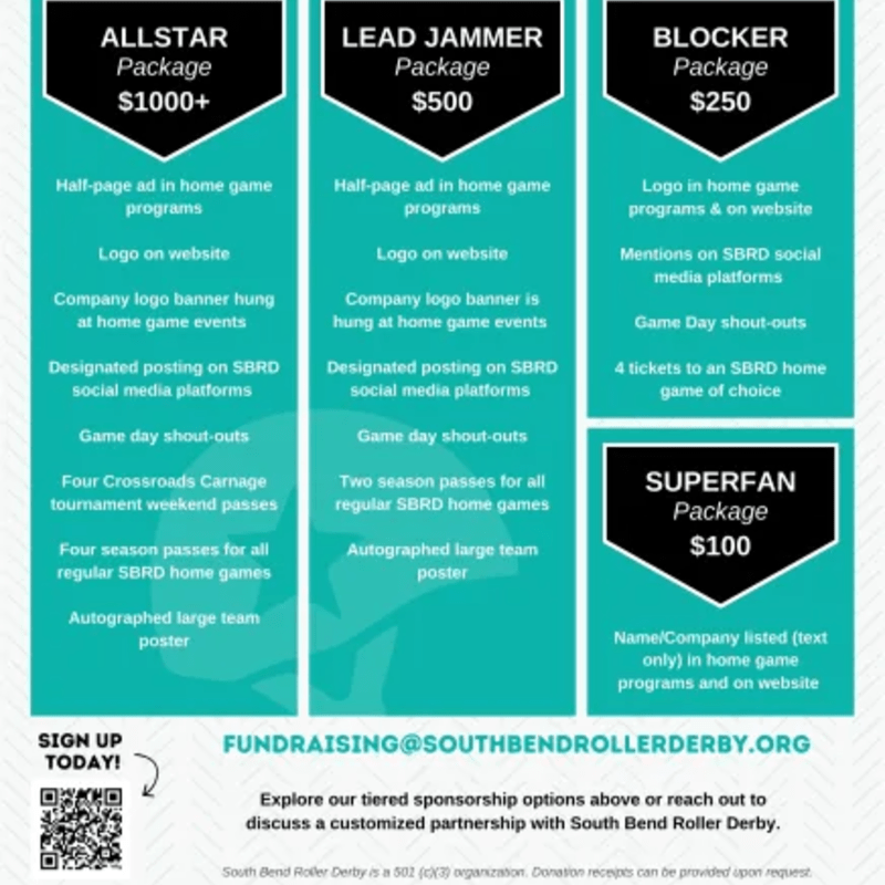 2026 SBRD Sponsorships