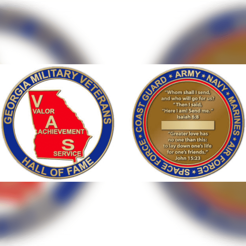 Georgia Military Veterans' Hall Of Fame's Challenge Coin