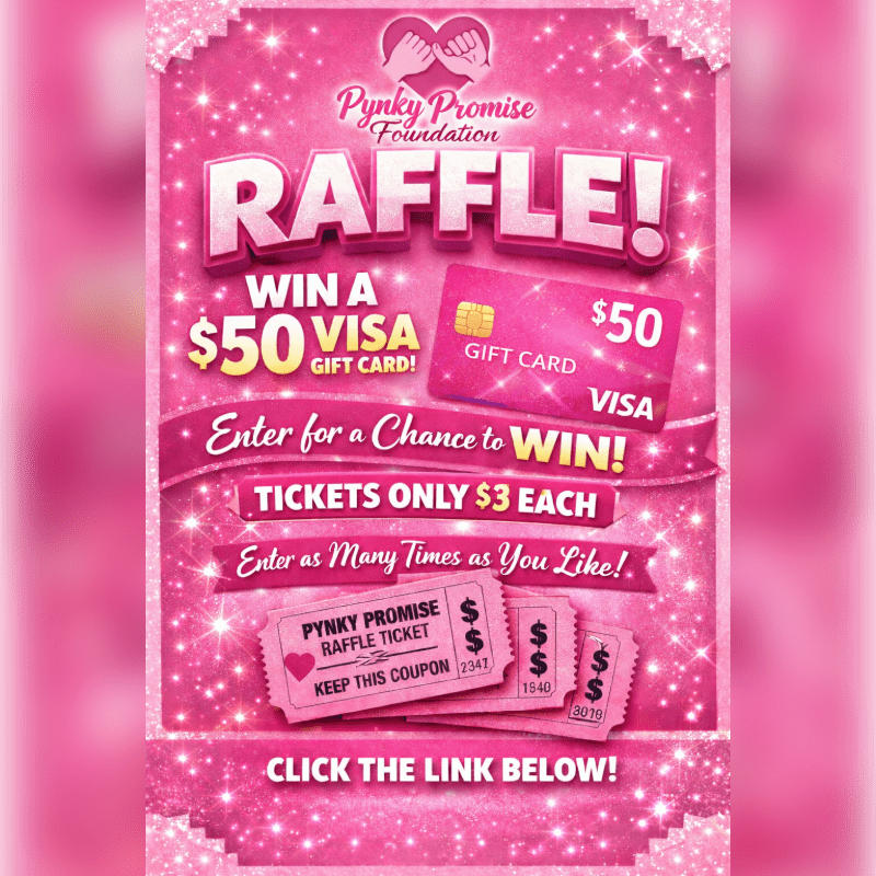 Find Me Raffle Pynky Promise Foundation's Love Me Raffle