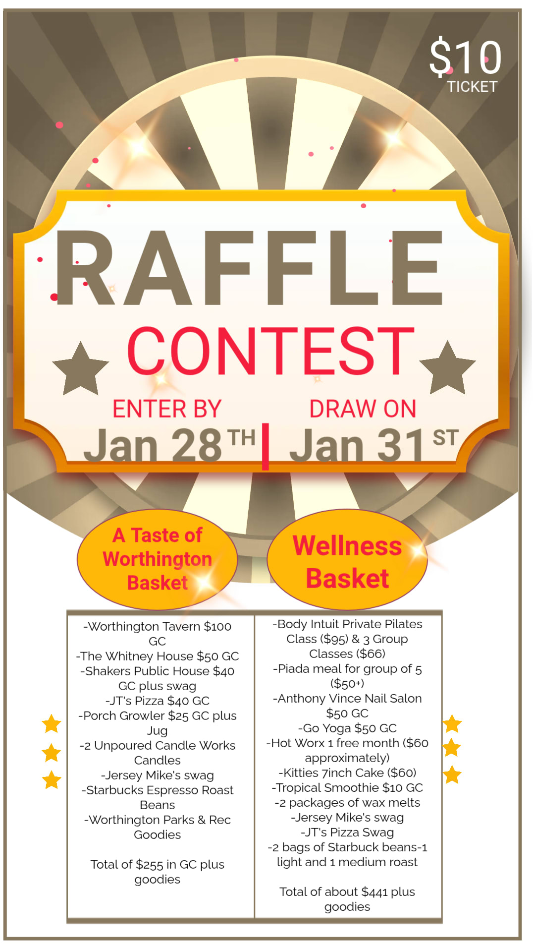 TWHS Cheerleading's Annual Raffle 2026