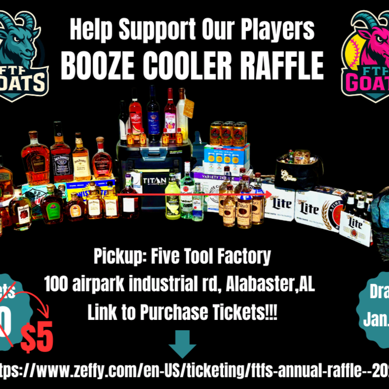 FTF's Booze Cooler Raffle 2026