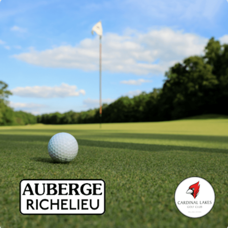Tournoi de golf annuel de l'Auberge Richelieu / Golf Tournament - 11am Registration - 1pm SHOTGUN START