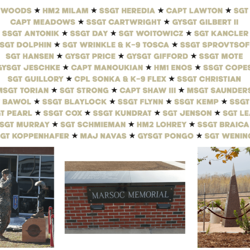 Gold Star Family Resiliency and Remembrance Event WISH LIST