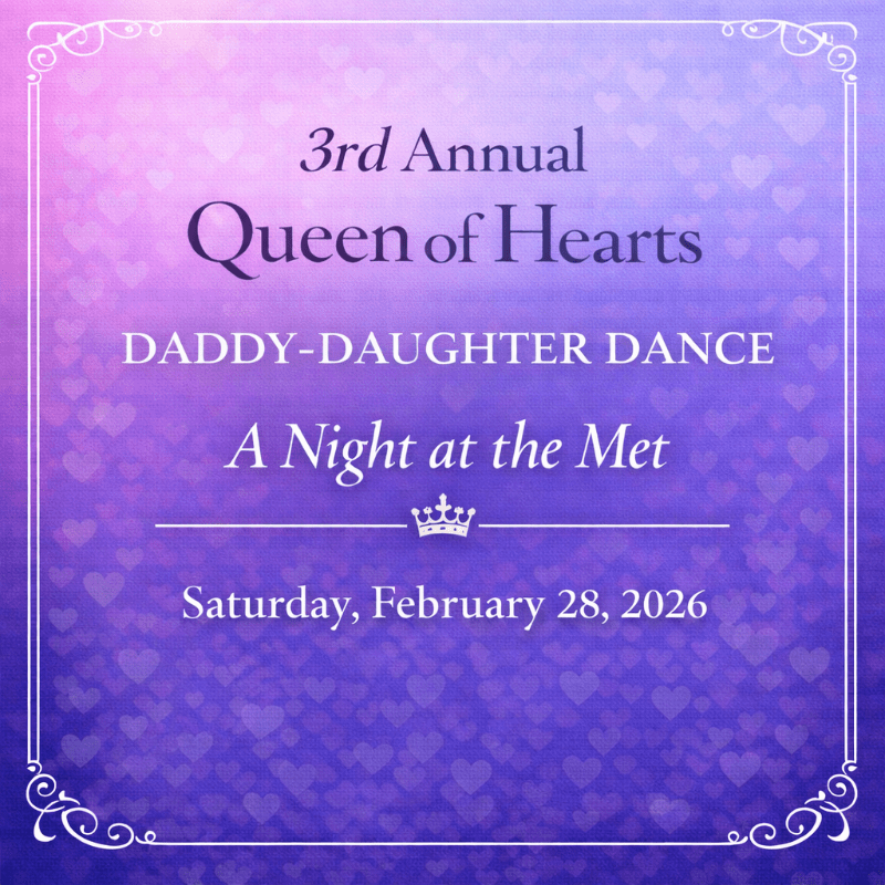 The Queen of Hearts Daddy-Daughter Dance 2026 | Presented by Jack and Jill
