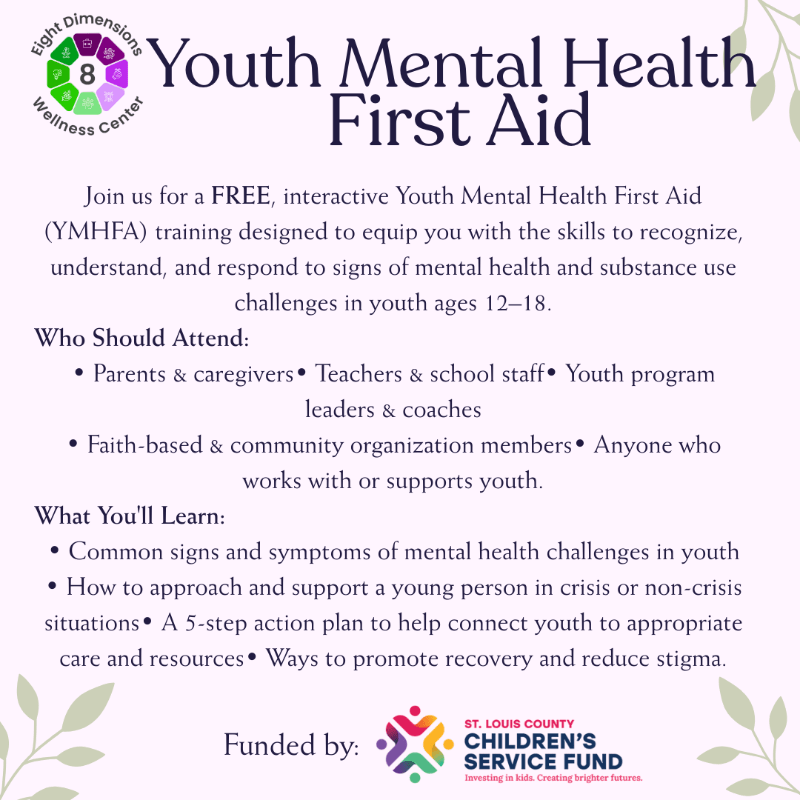 Youth Mental Health First Aid Training