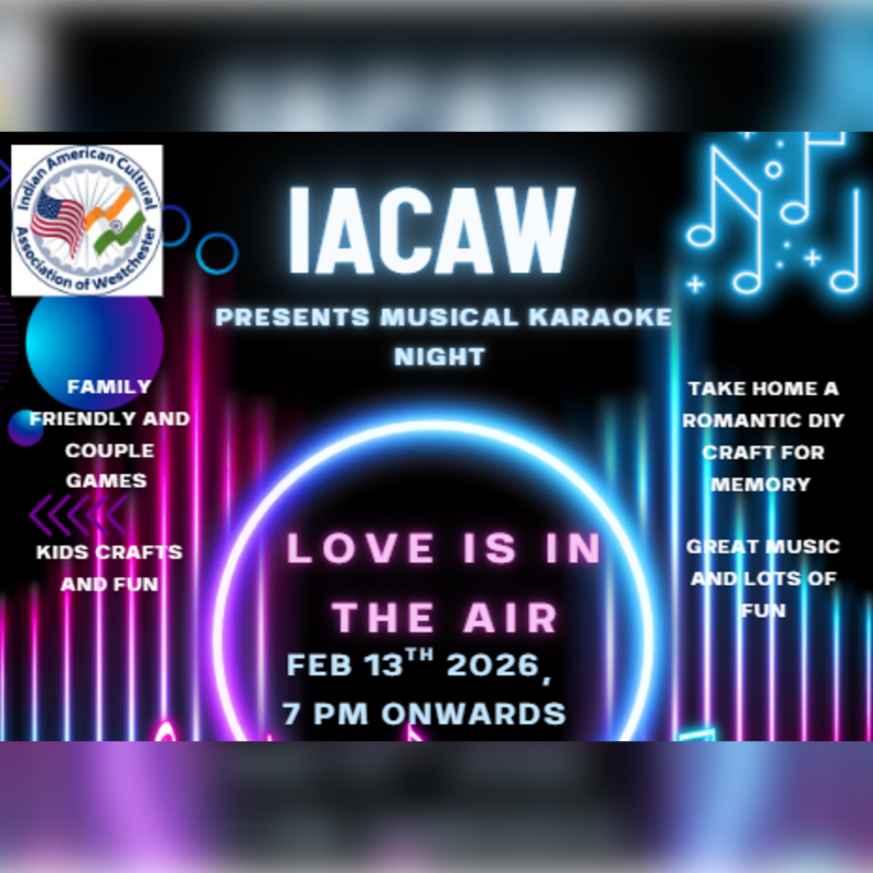 IACAW Musical Karaoke Night & Valentine's Day Dinner 2026