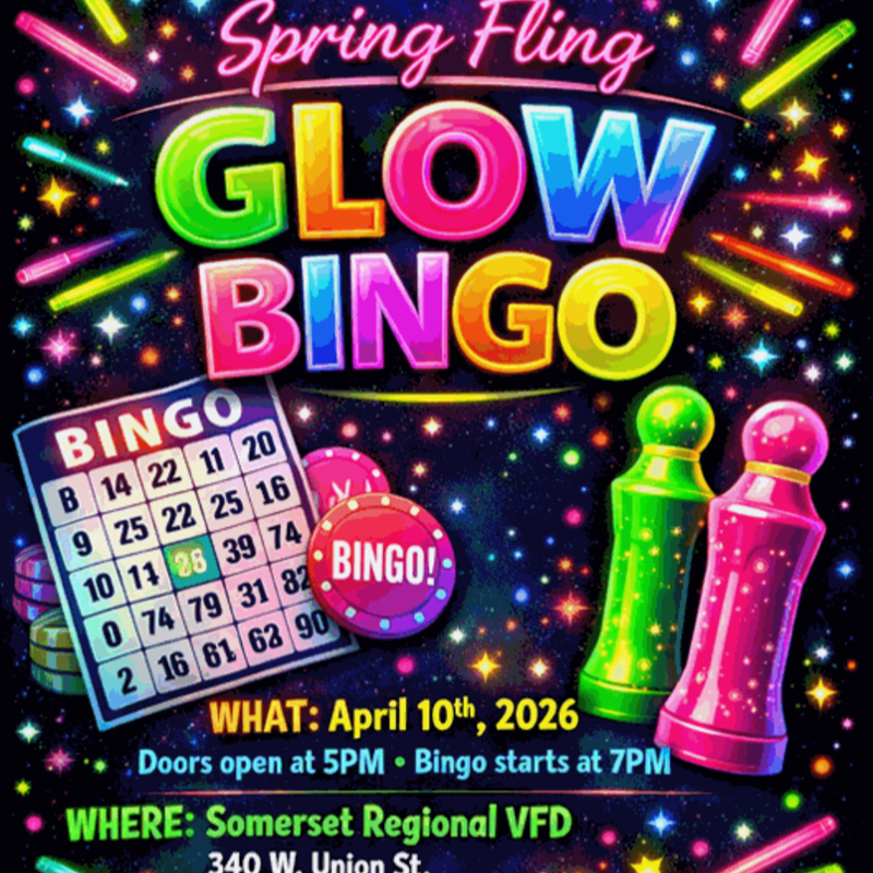 Spring Fling Glow Bingo