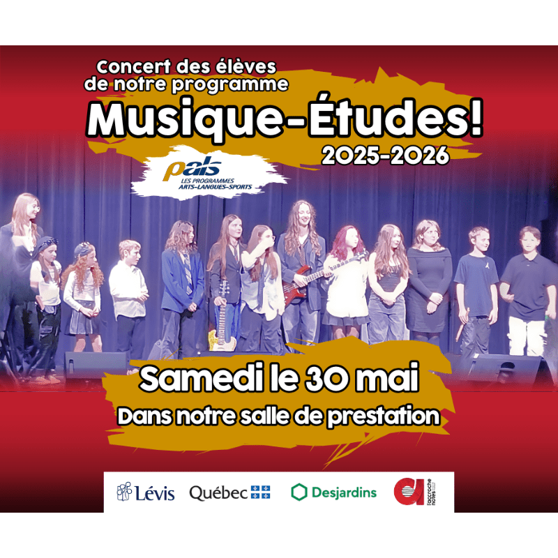 Concert Musique-Études 2026