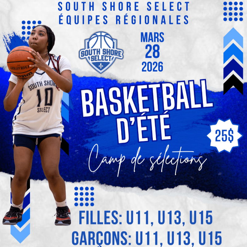 South Shore Regional - Camp de séléctions / Tryouts (Online)