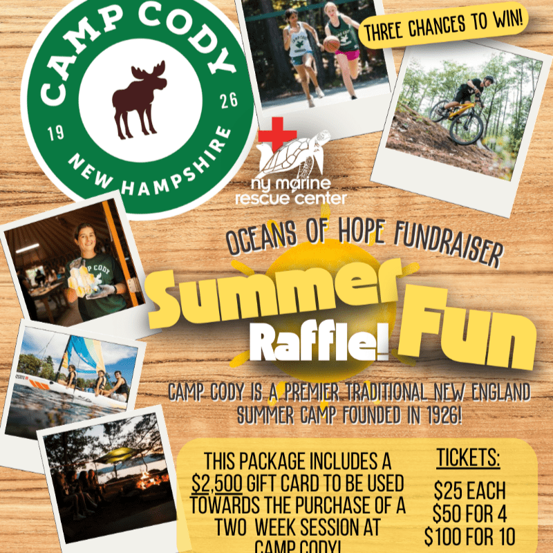 New York Marine Rescue Center's Camp Cody Raffle!