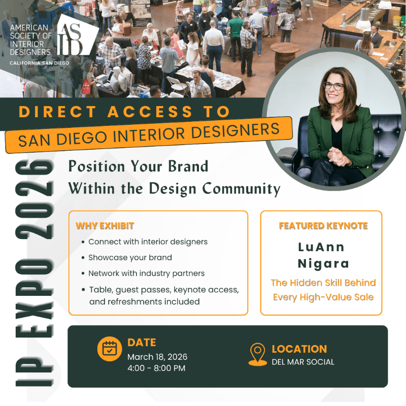 2026 San Diego ASID IP Expo - IP Sign Up