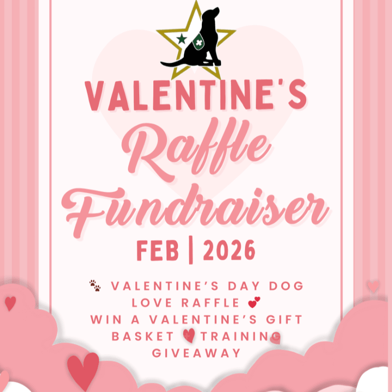 Valentine’s Day Dog Love Raffle Training & Gift Basket Giveaway