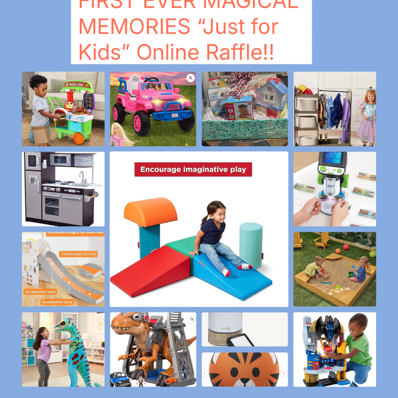 FIRST EVER Magical Memories JUST FOR KIDS Online Raffle!