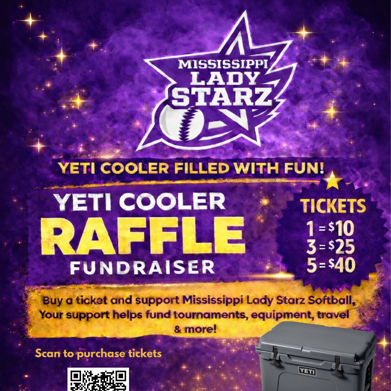 Yetti Sidekick Raffle Mississippi Starz's Yeti Raffle