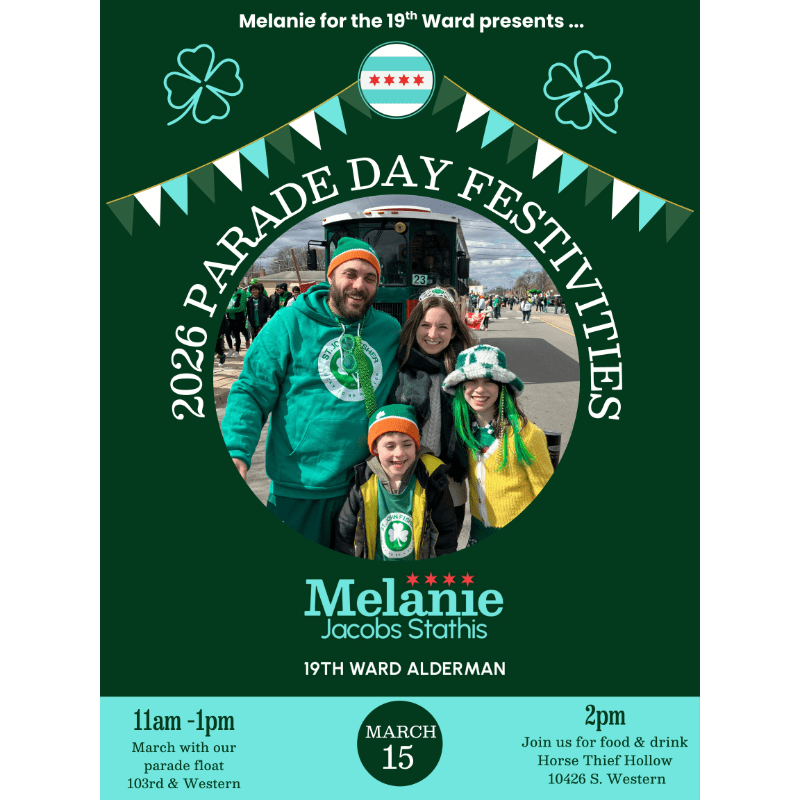 Melanie for the 19th Ward - 2026 Parade Day Festivities
