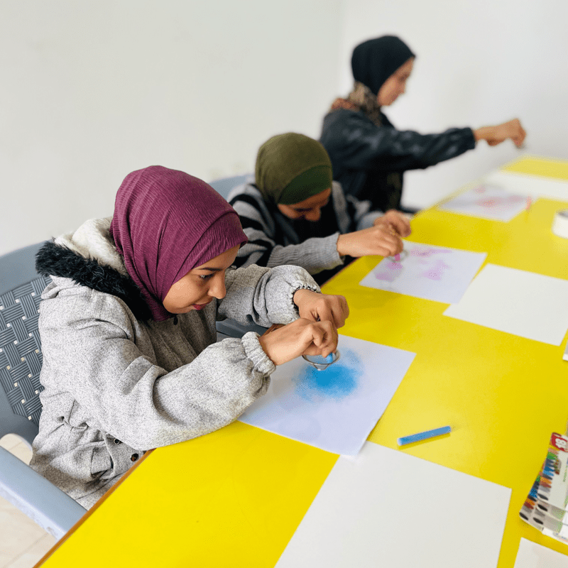 Art Therapy for Women & Girls in Gaza