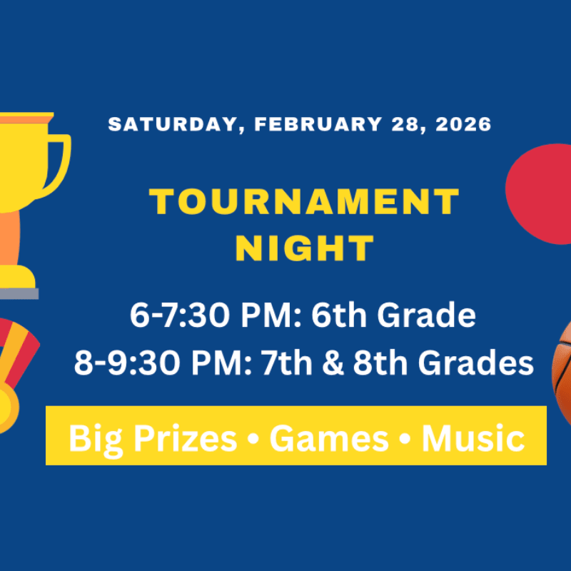 6th Grade Tournament Night Tickets