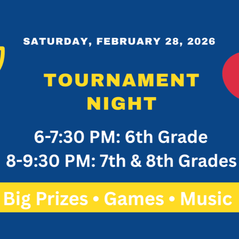 7th and 8th Grade Tournament Night