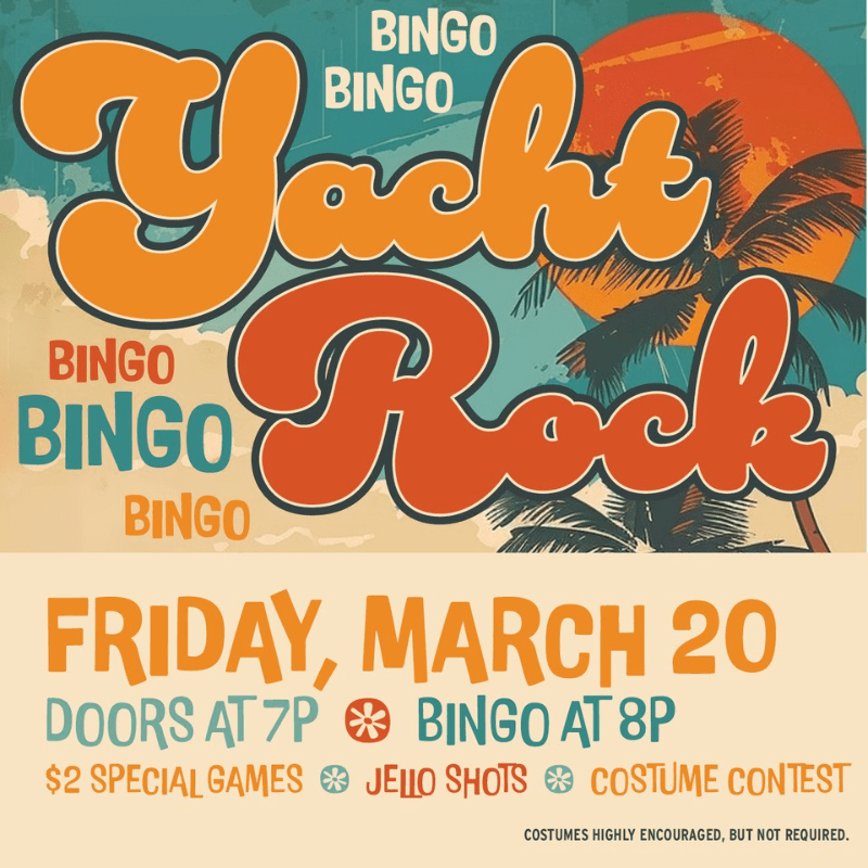 Yacht Rock Bingo - March 20