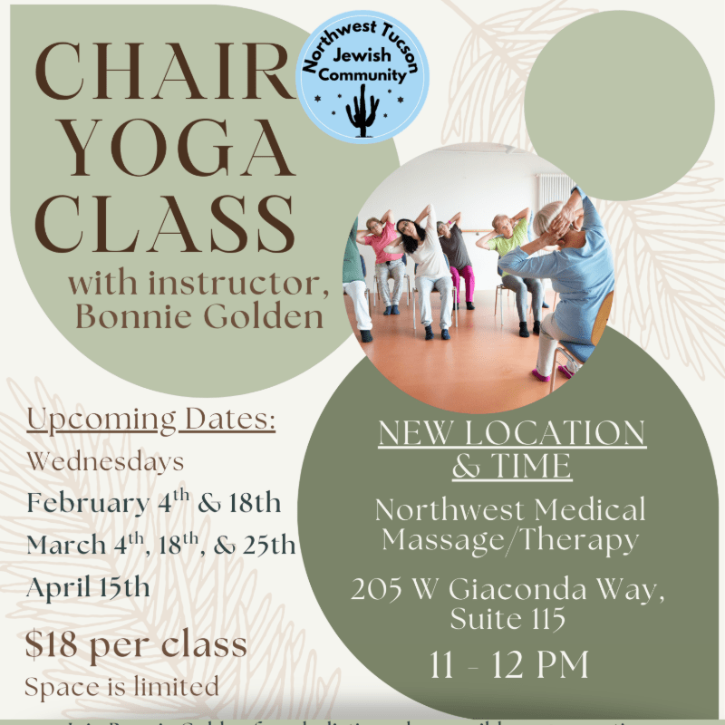 Chair Yoga Classes with Bonnie Golden 2026