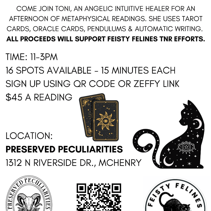 Psychic readings by Toni