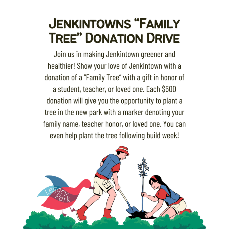Legacy Park Family Tree Donation Drive