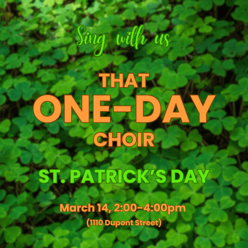 That One-Day Choir | March 14th