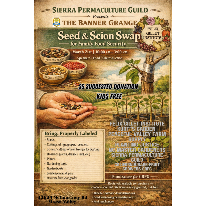 2026 Banner Grange Seed and Scion Swap