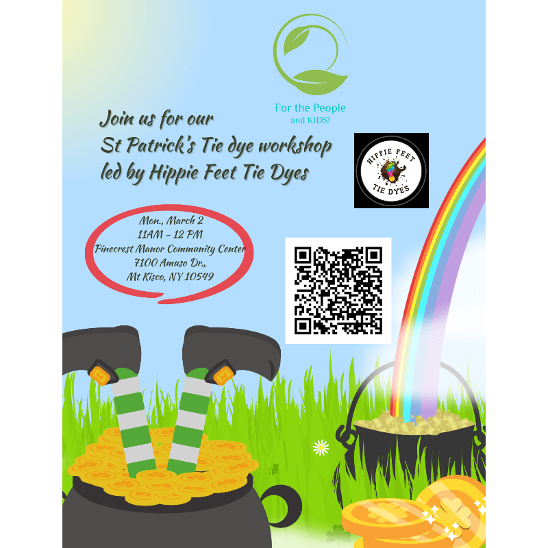 St Patricks Tie-Dye Workshop