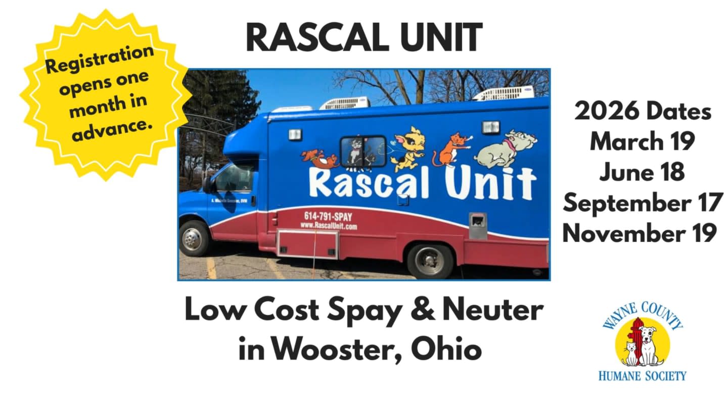2026 - Rascal Unit FEMALE CAT - March 19 - WAITLIST ONLY