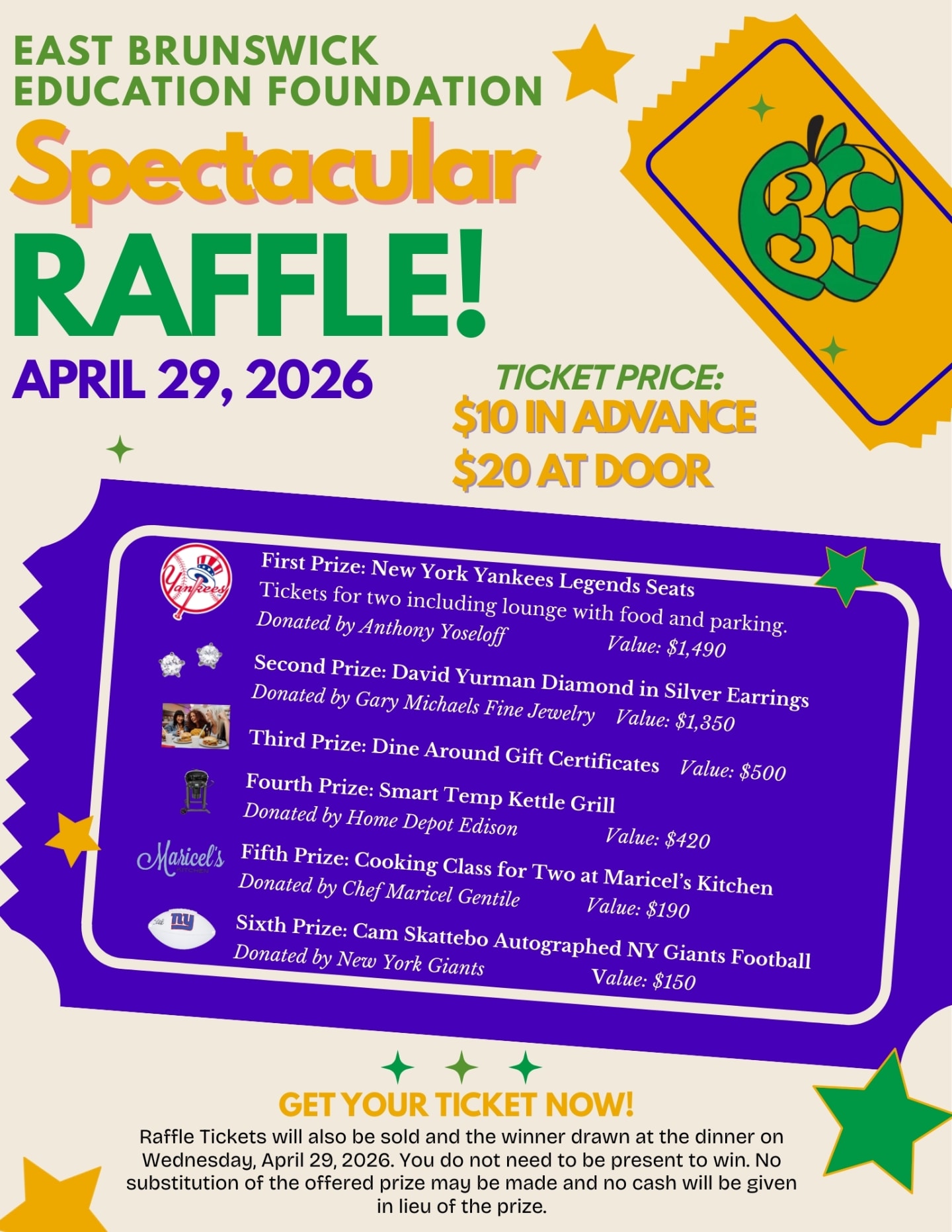 2026 SPECTACULAR RAFFLE