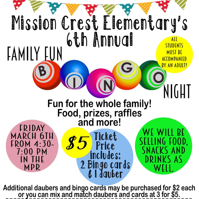 Family Fun Bingo Night 2026