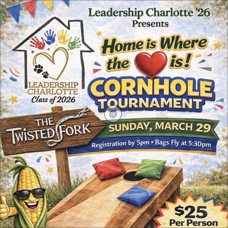 Leadership Charlotte '26 Cornhole Sponsorship