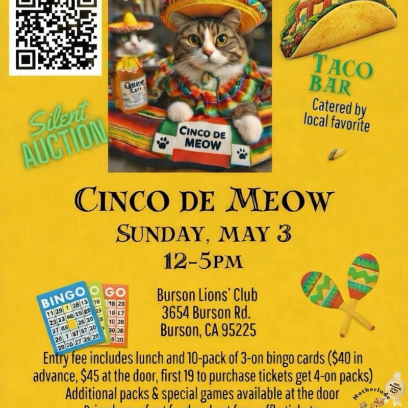 Cinco de Meow 2026 Prepay