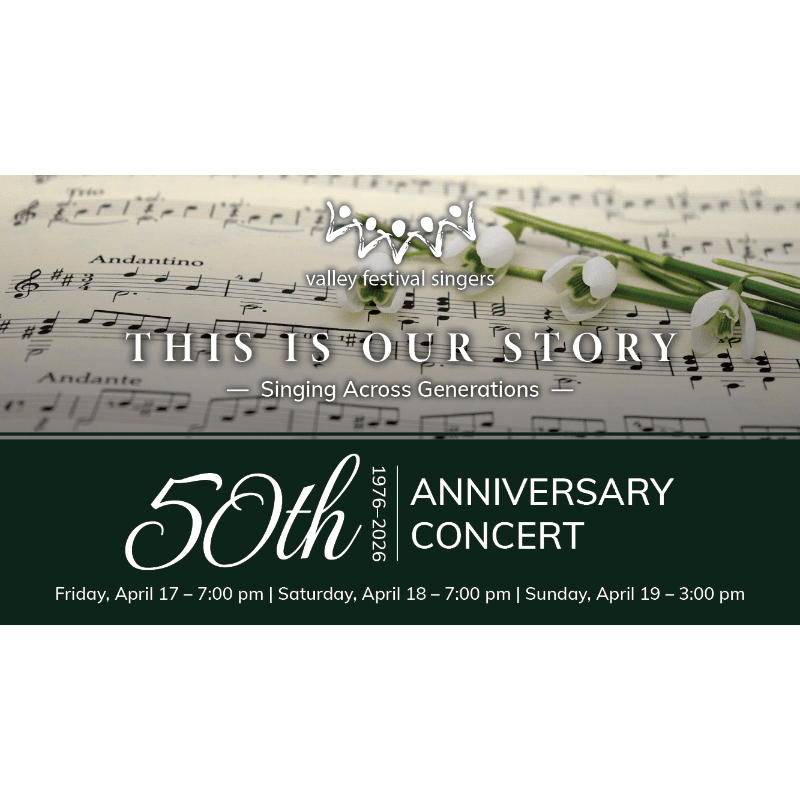 50th Anniversary Concert Friday April 17 2026
