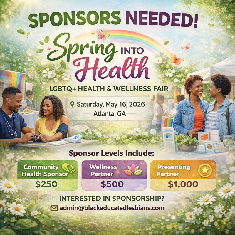 2026 Spring into Health: LGBTQ Health & Wellness Fair Sponosorships